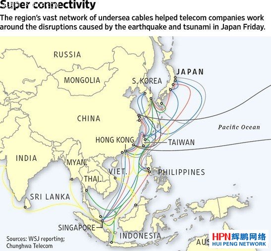 亞洲電信商地震搶修!近半光纜受影響